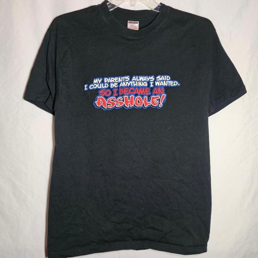 my parents raised me black vintage y2k funny tshirt